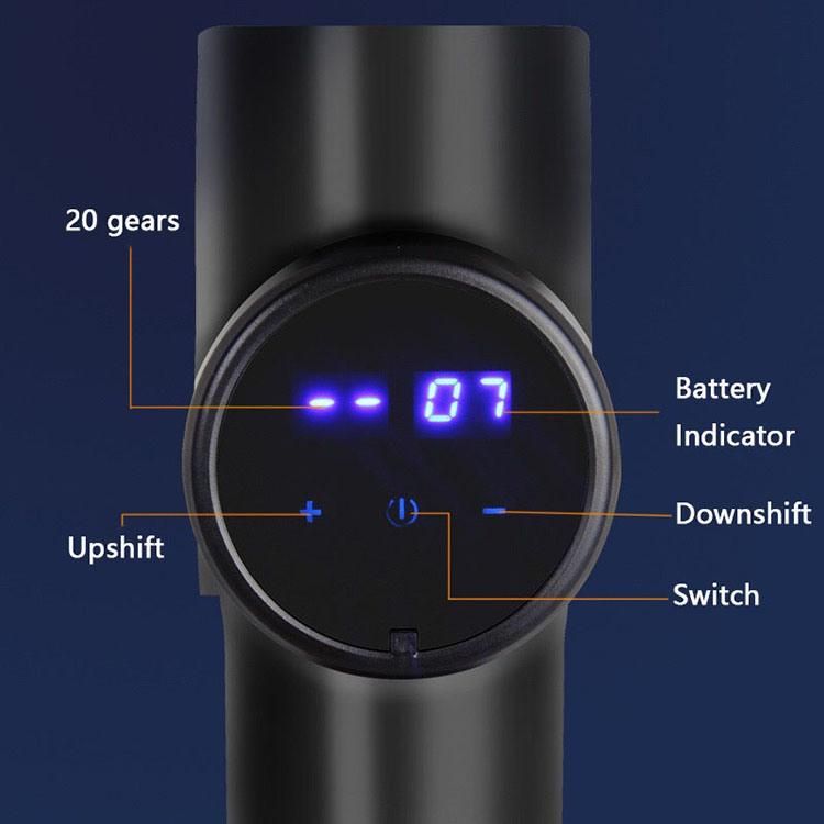 2021 New Hot Selling Muscle Deep Electric Massage Gun Factory Price Multiposition Massage Gun for Muscle