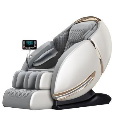 Electric China Luxury Leather Heated Recliner Massage Chairs Prices Full Body Shiatsu Care Zero Gravity 4D Massage Chair