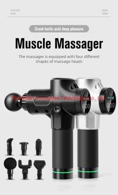 30 Speeds LCD Powerful Massage Gun PRO Electric Handheld Cordless Fitness Deep Body Tissue Percussion Muscle Relax Fascia