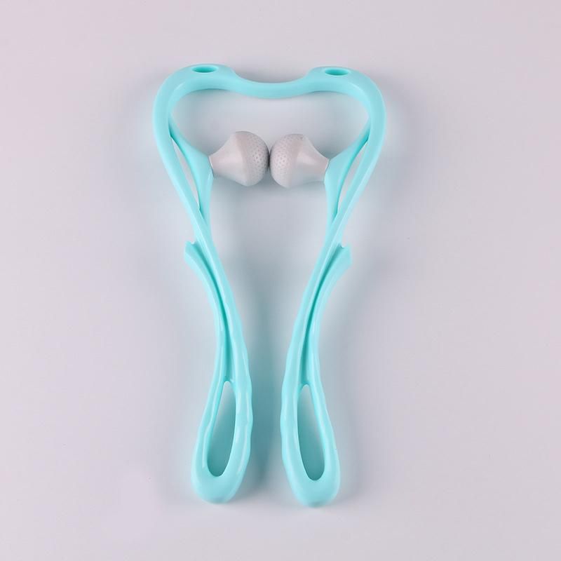 Multi-Function Manual U Shaped Plastic Hand-Hel Neck and Shoulder Massager Wyz15304