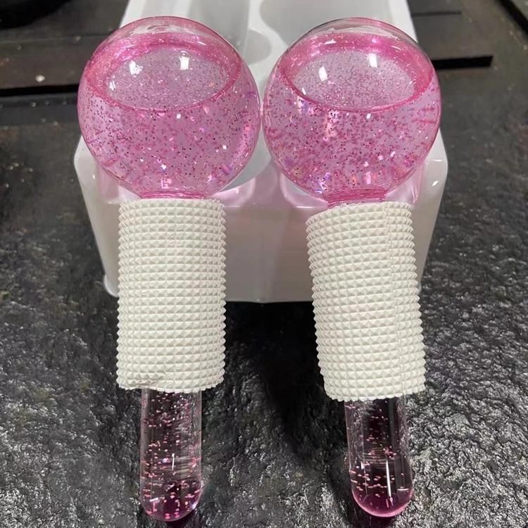 Portable Face Ice Ball OEM Custom Label Summer Beauty Cooling Ice Globes for Face and Neck