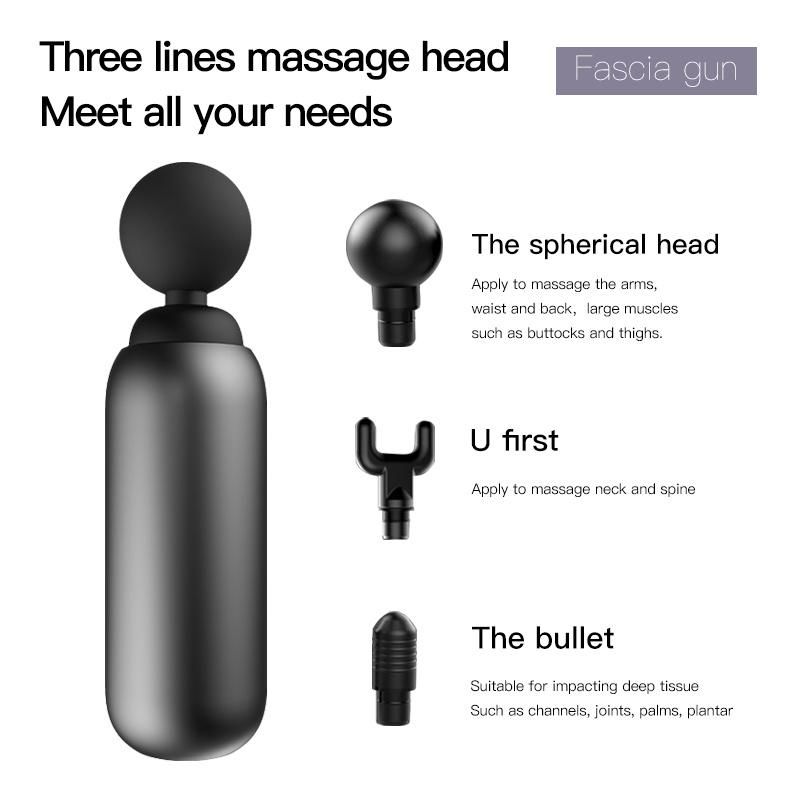 J11 Handheld Mini Fitness Full Body Muscle Fascia Electric Massage Therapy Relaxation Massager Sports Mini Massage Gun