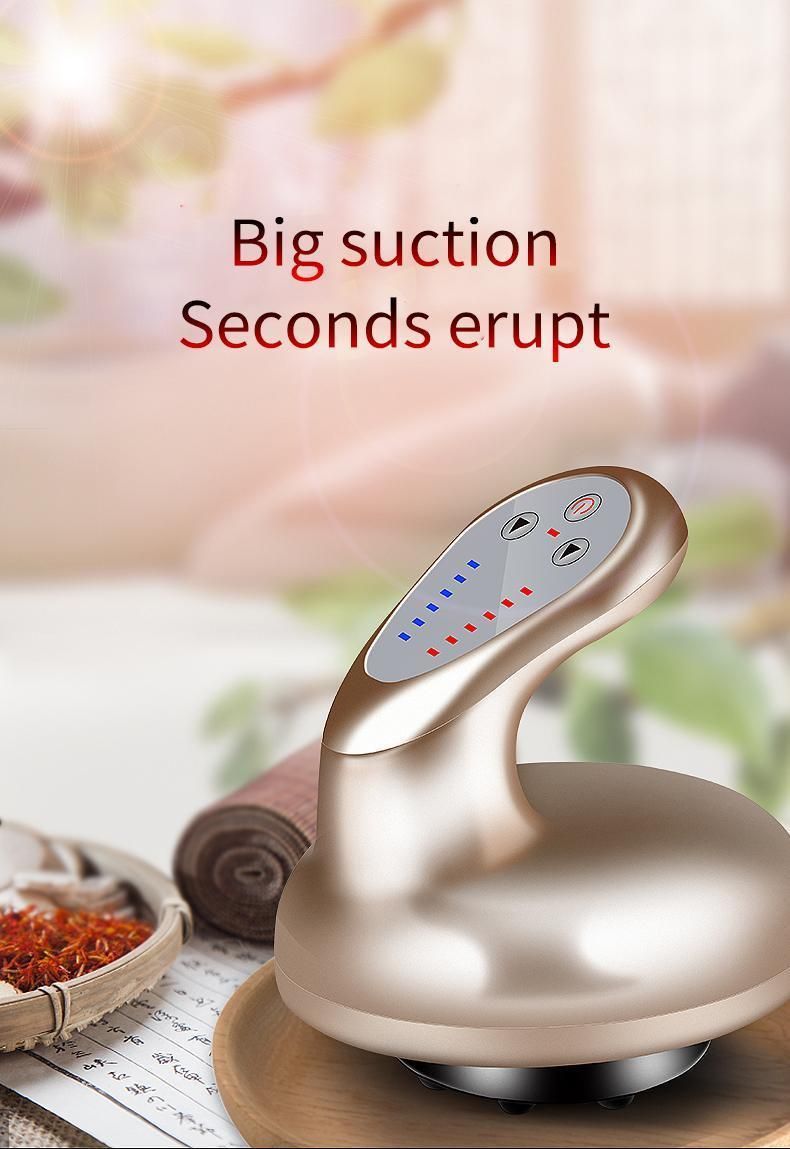Electric Cordless Cellulite Cupping Scraping Guasha suction Massage Machine