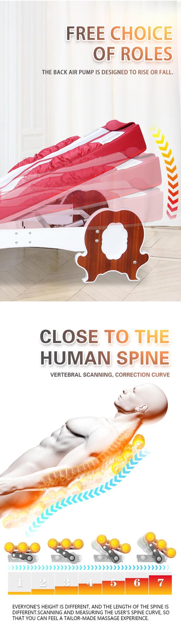 Spine Healt Care Infrared Jade Stone Massage Bed