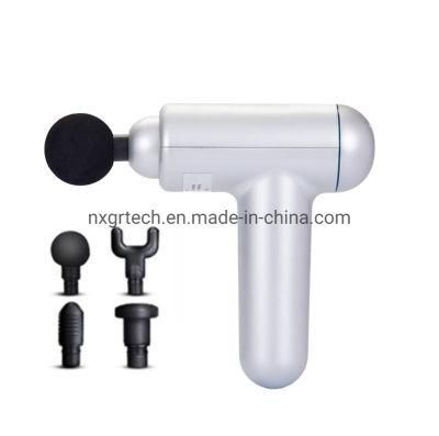 Mini 6 Head Attachments Body Vibration Muscale Massage Gun