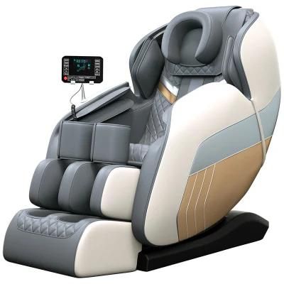 Luxury Cheap Full Body Electric Airbag Back Massage Chair with Heat and Leg Rollers