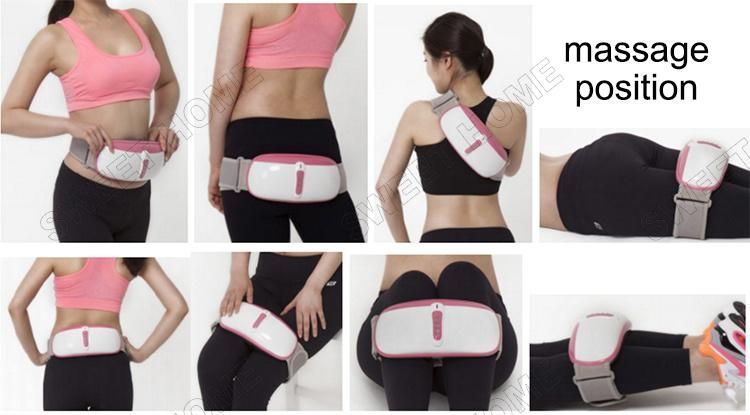 Electric Vibrating Kneading Shiatsu and Infrared Heat Belly Fat Burner Slimming Belt Body Massage Machine