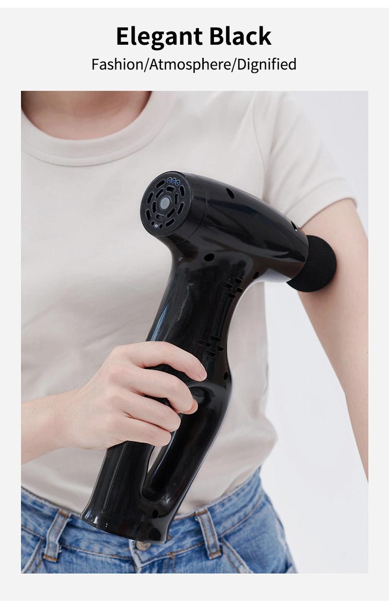 Low MOQ Portable Powerful Facial Gun Massager Body Handheld Booster Massage Gun 2020 Deeply Massage The Musles Fascia Gun