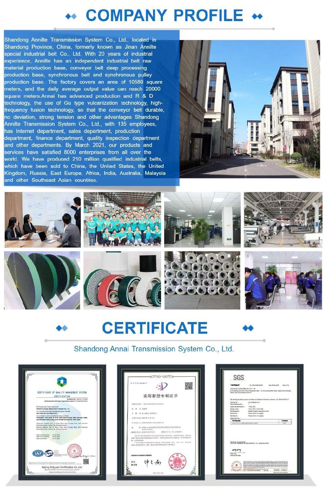 Annilte Coated Glass Edging Machine Endless Seamless Timing Belt