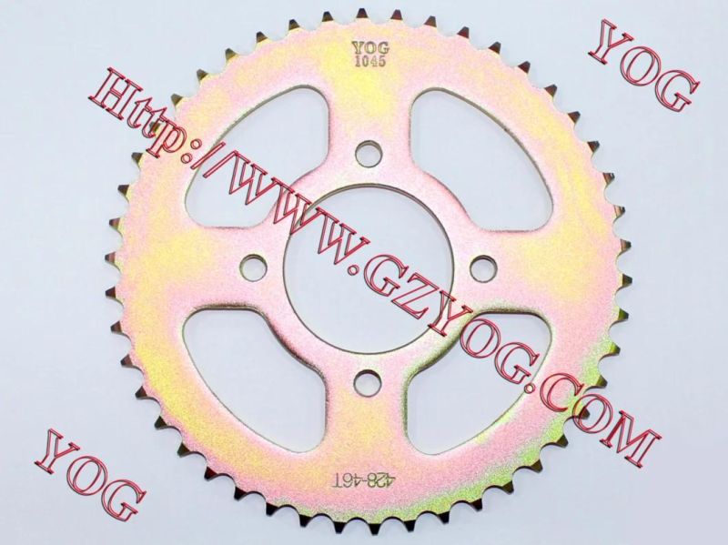 Yog Motorcylcle Parts Motorcycle Rear Sprocket C70 420-33t/36t/37t/38t/39t/40t/41t42t