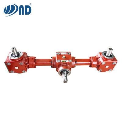 Agricultural Three-Conjoined Gearbox Agriculture Gear Box Pto Used by Rotary Cutter Mower Disk Mower