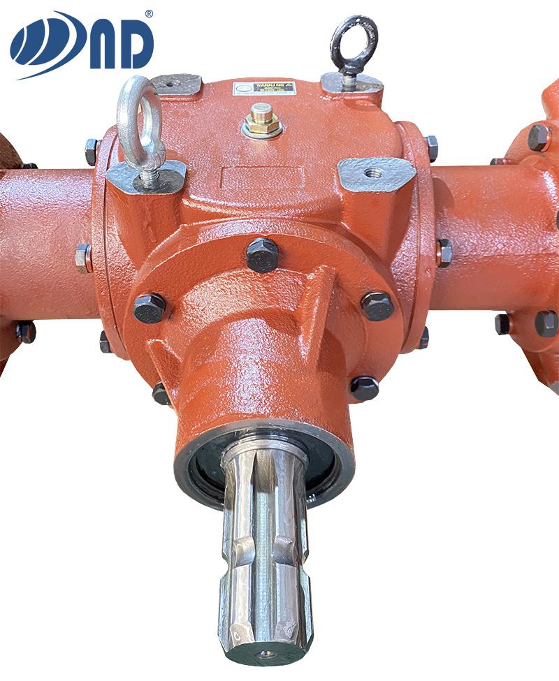 Agricultural Bevel Gearbox Pto Agriculture Gear Box Farm Slasher Rotary Tiller Reducer Feed Mixer Tractor Right Angle Rotavator