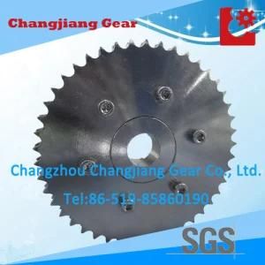 OEM Special Duplex Standard Stock Iron Sprocket Wheel with Six Screws
