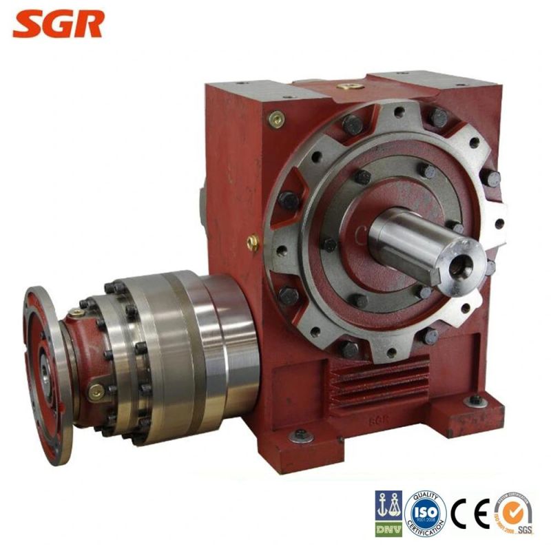 Worm Gear Series Double Enveloping Worm Gearbox for Output Hollow Shaft