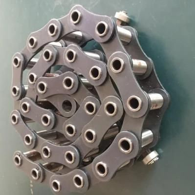 Gearbox Belt Transmission Parts Engineering and Construction Machinery HP100 ANSI Metric Oversized-Roller Hollow Pin Chain