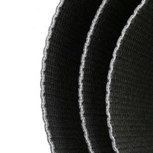 Superior Quality 3.6 mm Black Pvk Baggage Conveyor Belt for Airport Systems