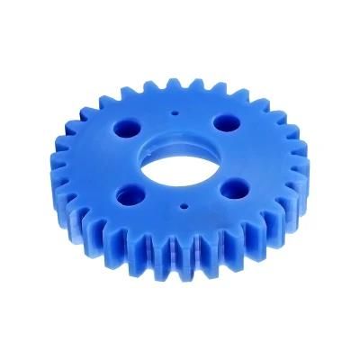 CNC Machining Pinion Gears POM Nylon Peek Material Spur Gear with Conditioning
