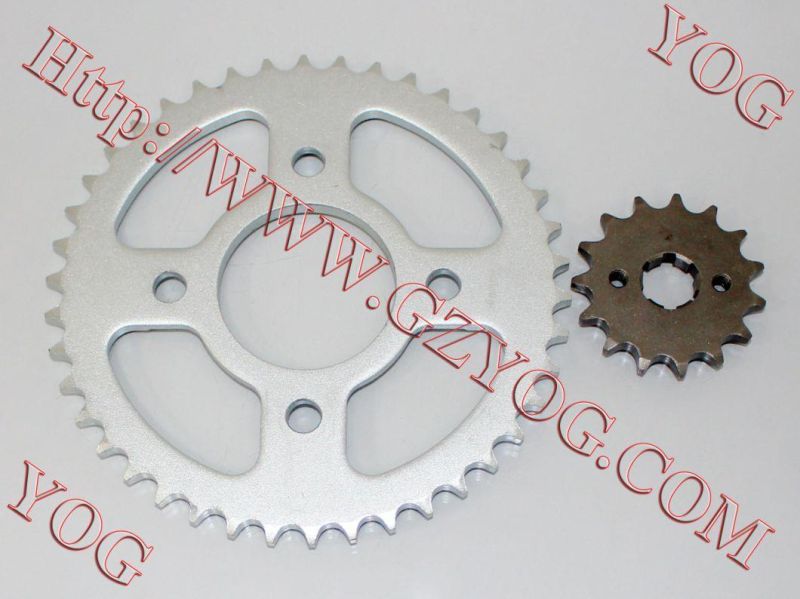 Motorcycle Parts Motorcycle Front and Rear Sprockets Set Suzuki Ax100
