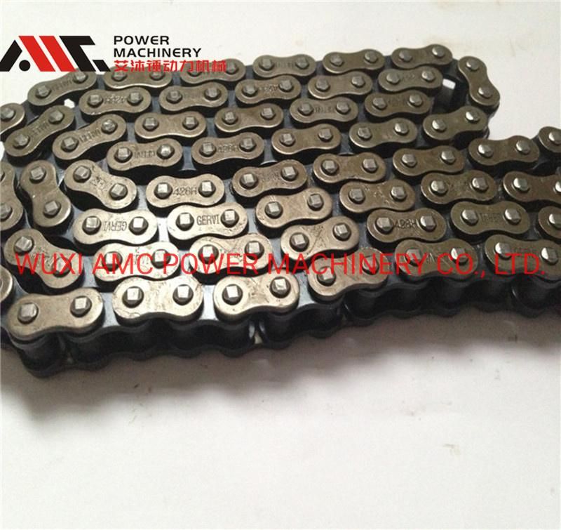 12.7mm Pitch China Factory Made 420 Motorcycle Roller Chain