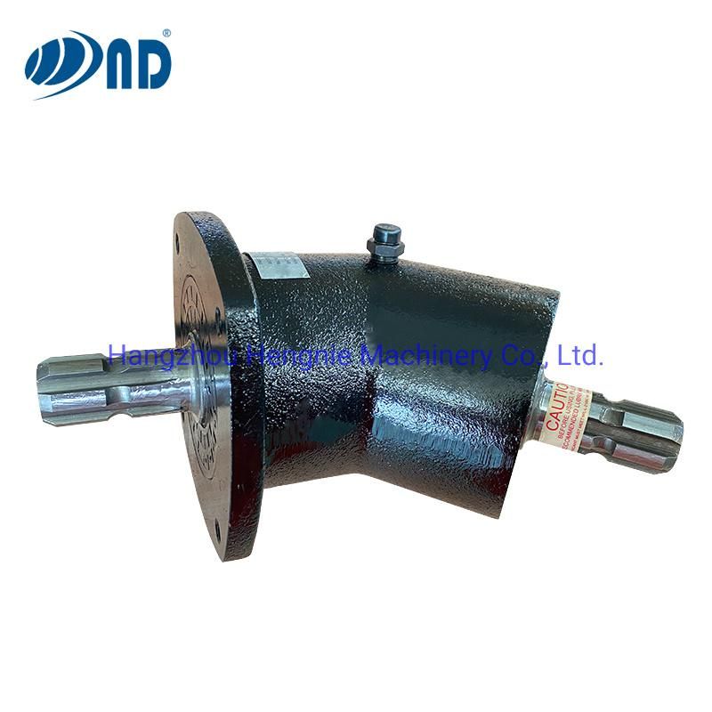 ND Brand 135 Degree Angle Gear Box Pto Agricultural Gearbox for Agriculture Transport Conveyors Machine Rotary Cutter Mower