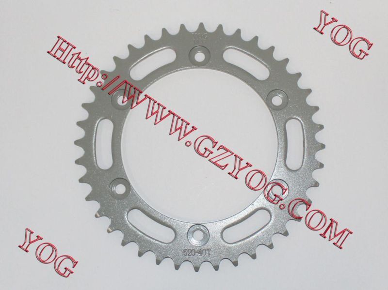 Yog Motorcycle Parts Motorcycle Rear Sprocket Cg150 Curved Bowl Type