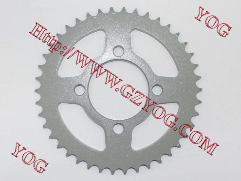 Yog Motorcylcle Parts Motorcycle Rear Sprocket C70 420-33t/36t/37t/38t/39t/40t/41t42t