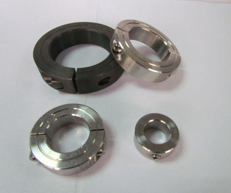 Aluminum Steel Shaft Collar Clamping and Setscrew Rigid Shaft Collar