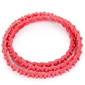 China Supply Red PU A13 Link V Belt for Glass Wood Industry