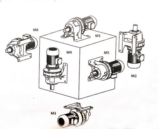 Bw Single-Step Cycloidal Stainless Steel Horizontal Pinwheel Motor Reducer