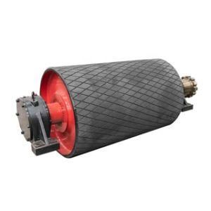 Carbon Steel Conveyor Lagged Heavy Drive Pulley Drum
