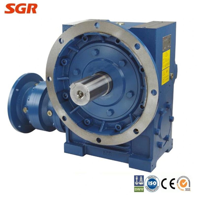 Worm Gear Series Double Enveloping Worm Gearbox for Output Hollow Shaft