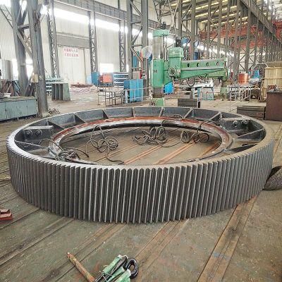 Large Diameter Girth Gear for Rotary Kiln Components