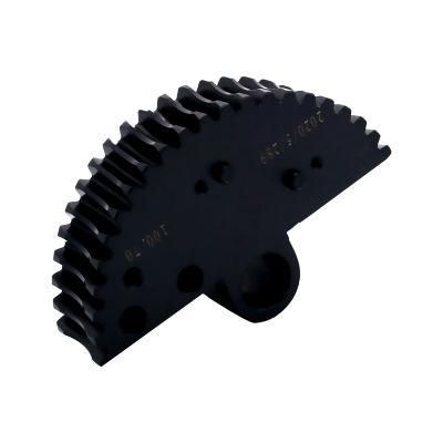 High Precision Machining Small Spur Bevel Stainless Steel Worm Gear with Blackening