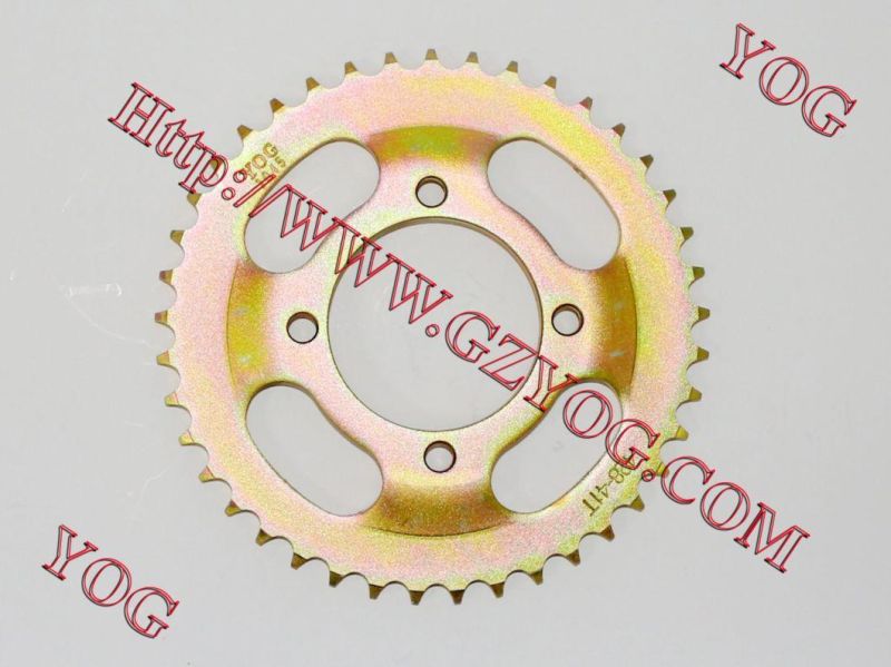 Yog Motorcycle Parts Motorcycle Rear Sprocket Cg150 Curved Bowl Type