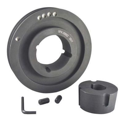 European Standard Double Grooves Heavy Duty Cast Iron V Belt Pulley with 3535 Taper Bush