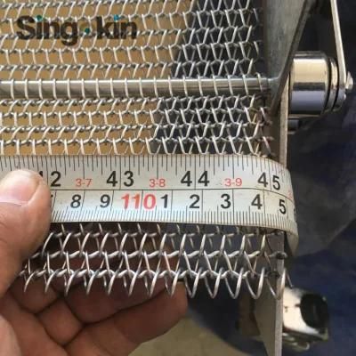 Chain Link Wire Mesh Belt Dryer for Purslane Mesh Conveyor Belt China