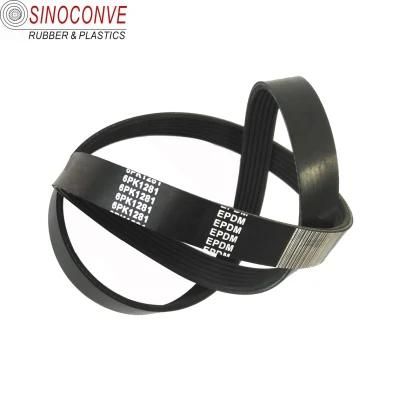 6pk1400 EPDM Rubber V Ribbed Pk Drive Belt for Car