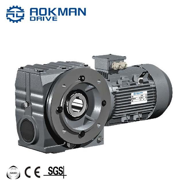 Right Angle Shaft S Series Helical Worm Gear Box with Low Noise