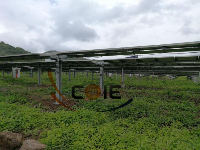 Vertical Single Axis Slewing Drive for Horizontal Solar Tracker System