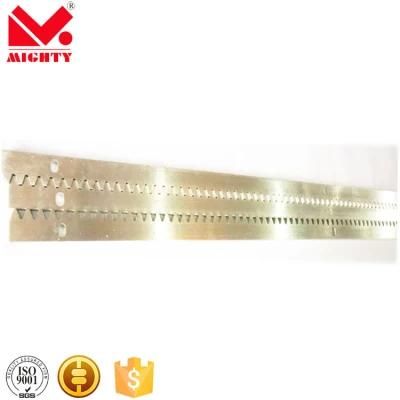 Sliding Door Steel Gear Rack M4 8*30mm Zinc Galvanized L=1m with Screws
