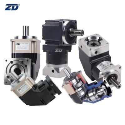 ZD High Speed Ratio AC/DC Brush Or Brushless Vertical Type Helical Precision Planetary Gearbox