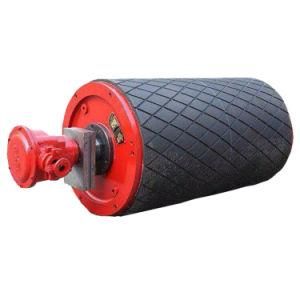 Long Distance Overland Conveyor Belt System Drum Pulley