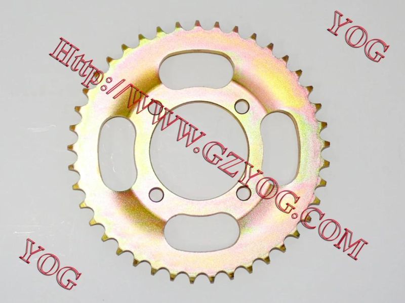 Yog Motorcylcle Parts Motorcycle Rear Sprocket C70 420-33t/36t/37t/38t/39t/40t/41t42t