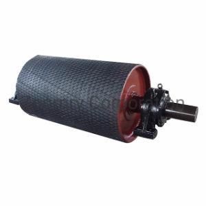 China Rubber-Lagged Conveyor Pulley Molded Plastic Drum