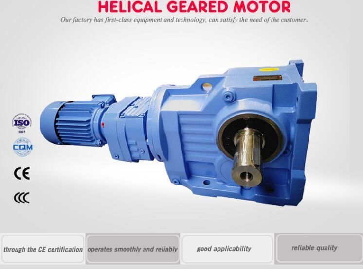 Bevel Helical Gearbox Reduction Motor for Cement