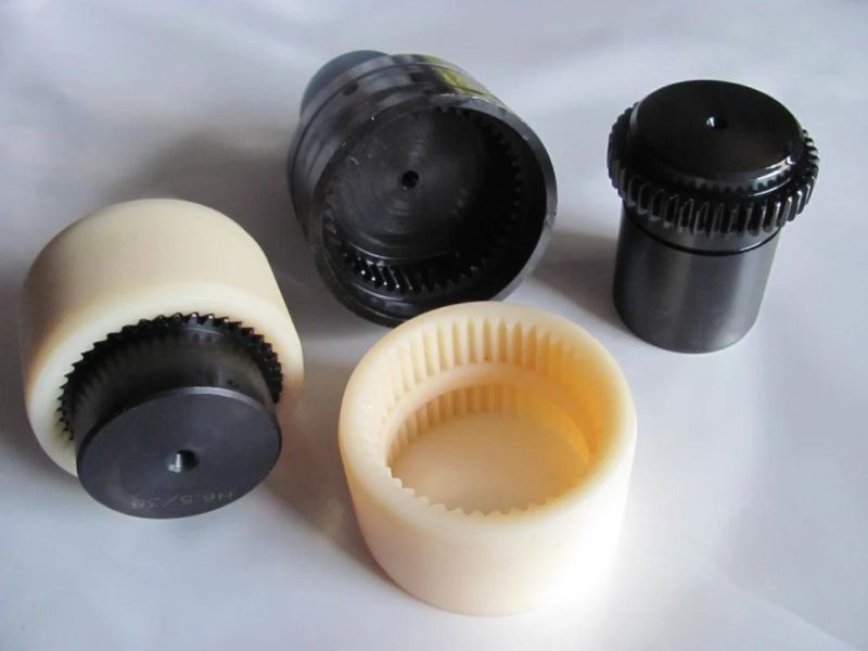 Mighty Bowex Nylon Sleeve Internal Gear Coupling Nl14 19 24 28 32 38 42 48 55 65 Nylon Curved Gear Coupling