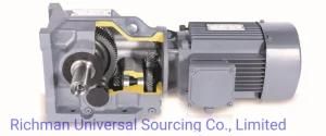 K Series High Power Motor Redutor De Velocidade Helicoidal Chanfrado