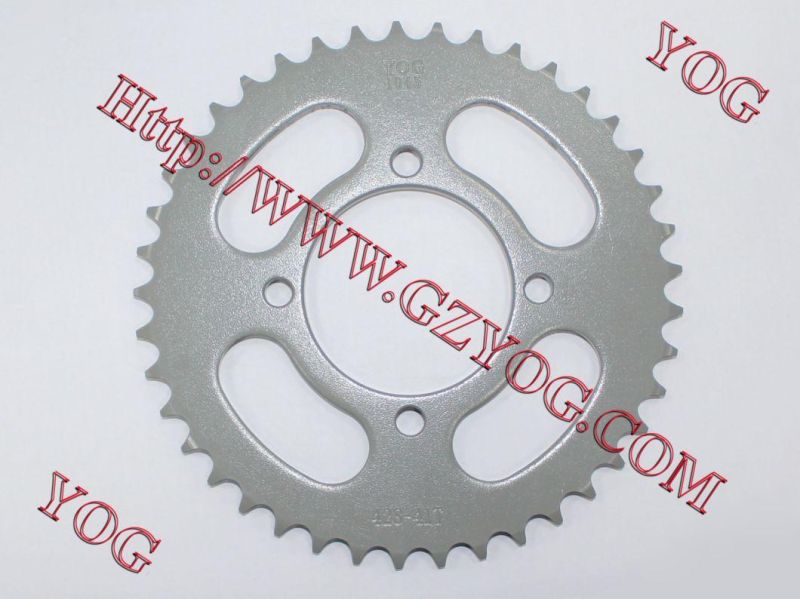 Yog Motorcycle Parts Motorcycle Rear Sprocket Cg150 Curved Bowl Type