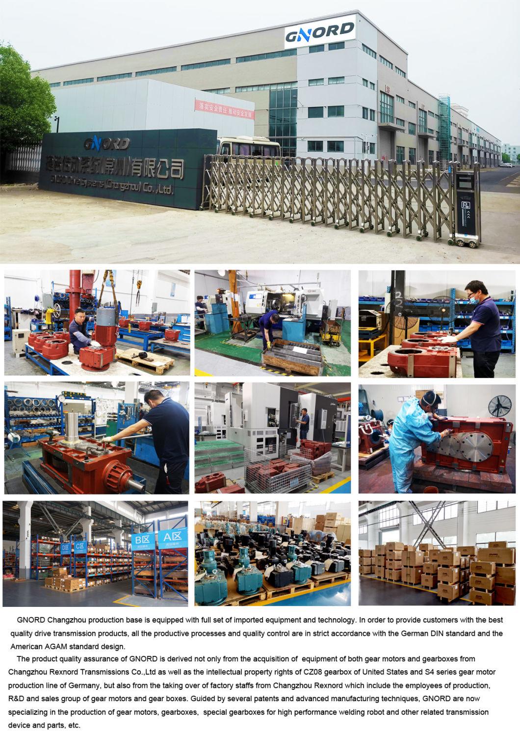 Right Angle Helical-Bevel Gear Motor Speed Reduction Transmission Reducer for Filters