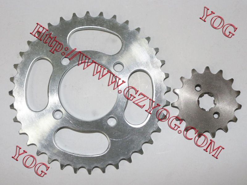 Motorcycle Parts Motorcycle Front and Rear Sprockets Set Suzuki Ax100